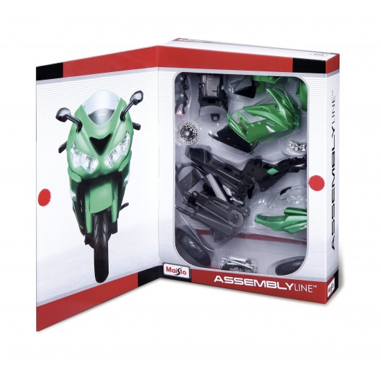 Machetă moto Maisto [1:12] - Kit Kawasaki Ninja ZX-14R [DCC-MAI39197]